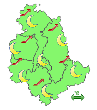 Previsioni di Oggi Sera-Notte